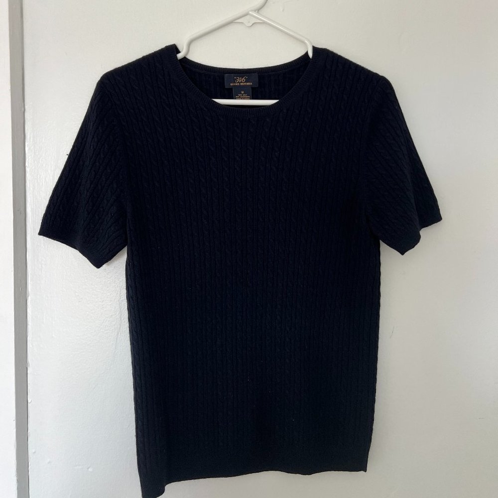 Brooks Brothers Navy Two-Piece Sweater Set